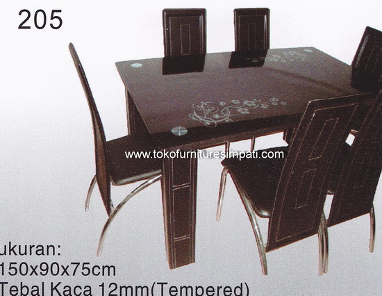 meja makan import murah